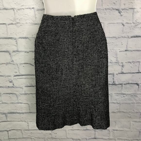 Petite Black White A. Taylor Skirt - Picture 6 of 7